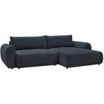 Bobochic Paris Tmavě modrá rozkládací pohovka Lucien 314 cm pravá – Hledejceny.cz