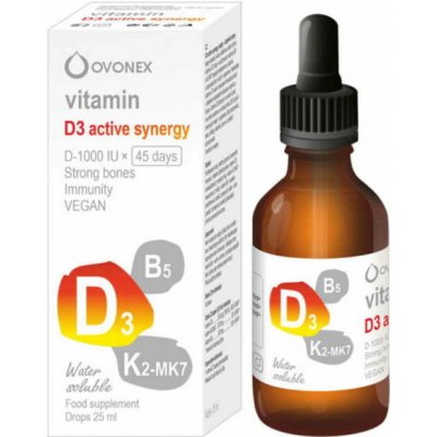 Ovonex Vitamin D3 Active Synergy kapky 25 ml Ovonex Vitamin D3 Active Synergy kapky 25 ml Ovonex Vitamin D3 Active Synergy kapky 25 ml