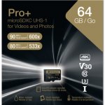 Verbatim microSDXC PRO+ 64 GB UHS-I U3 44034 – Zboží Mobilmania