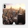 Pouzdro a kryt na mobilní telefon Apple Pouzdro Mobiwear parádní flip Apple iPhone X - M138P New York