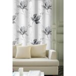 Závěs dekorační, OXY Magnolie 150 cm, šedý 150 cm – Hledejceny.cz