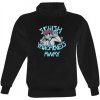 Pánská mikina s potiskem mikina s kapucí s potiskem Squish your sadness away hoodie Černá