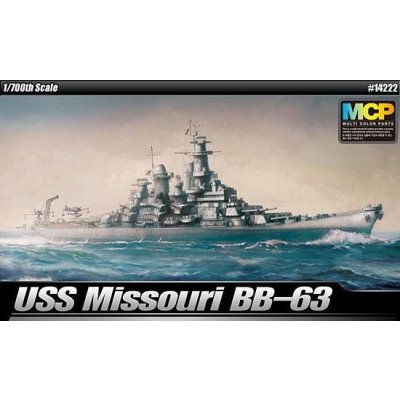 Academy Model Kit loď 14401 USS Missouri BB 63 1:400