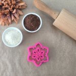 Vykrajovátko na linecké vločka | Vánoční vykrajovačky na cukroví Velikost vločky: 51x56 mm – Zboží Dáma