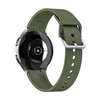 Mobilly řemínek pro Samsung Galaxy Watch4 a Watch4 Classic, silikonový, tmavě zelený 561 DSJ-01-00S