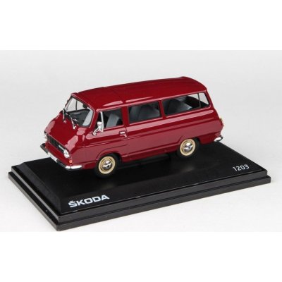 Abrex škoda 1203 MIKROBUS 1974 Červená Rubínová 1:43 – Zboží Dáma