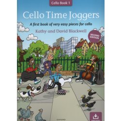 Cello Time Joggers book 1 + Audio Online velmi snadné skladbičky pro violoncello