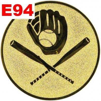 Emblém E94 BASEBALL umístění na sportovní pohár nebo medaili 50 mm – Hledejceny.cz