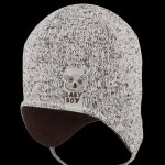 RDX zimní dívčí zavazovací čepice šedý melír – Zboží Dáma