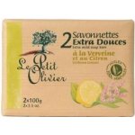 Le Petit Olivier mýdlo Verbena a Citron 2 x 100 g – Sleviste.cz