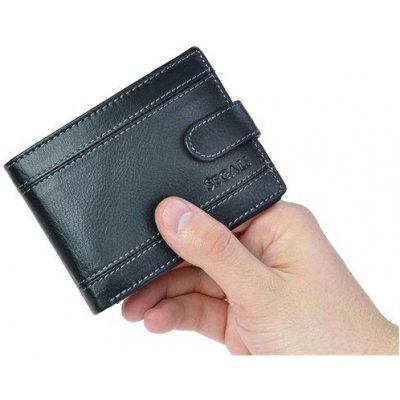 Pánská kožená peněženka SEGALI 61285 černá 304P – Zboží Mobilmania