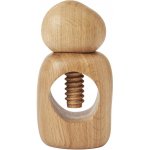 Louskáček Cairn, světlý dub - Ferm Living Louskáček na ořechy Cairn Oak, přírodní barva, dřevo – Zbozi.Blesk.cz