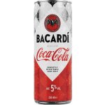 Bacardi & Coca Cola RTD 5% 250 ml (plech) – Sleviste.cz