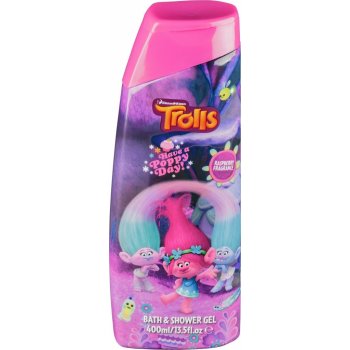 Trolls Trollové dětský sprchový a koupelový gel 400 ml