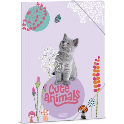 Ars Una složka na sešity A4Cute Animals – kotě – Hledejceny.cz