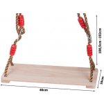 Verk 18200 houpací prkénko dřevěné 40 x 16 cm hnědá – Zboží Dáma