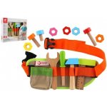 Teddies sada nářadí s opaskem 13 ks dřevo látka – Zboží Dáma