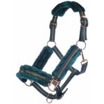 Ohlávka HKM ROSEGOLD GLAMOUR Šedá – Zboží Dáma