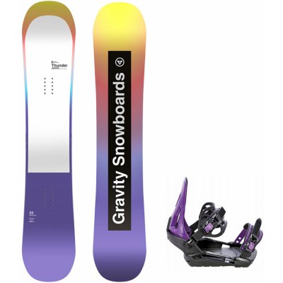 set Gravity Thunder junior + vázání S230 24/25 – Hledejceny.cz