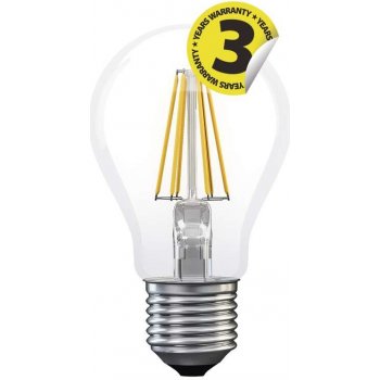 Emos LED žárovka Filament A60 A++ 8W E27 Teplá bílá