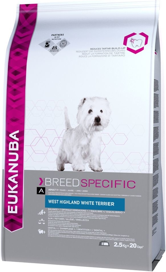 Eukanuba West Highland White Terrier 2,5 kg