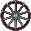 Alu kolo, lité kolo Corspeed DEVILLE 8,5x19 5x108 ET40 gunmetal matt trim red