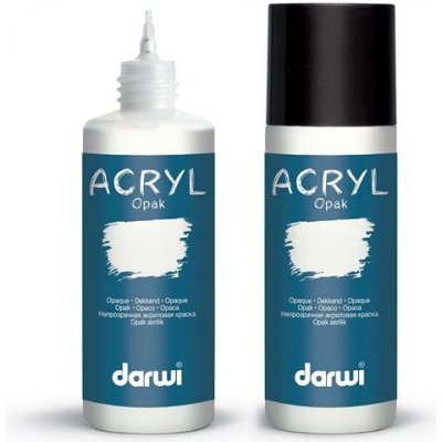 Darwi Acryl Opak akrylová barva 80 ml bílá krycí