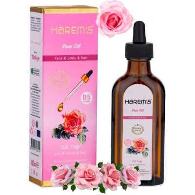 Harems Růžový pleťový olej 100 ml – Sleviste.cz