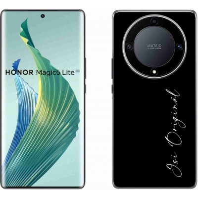 mmCase na Honor Magic 5 Lite 5G - jsi originál černé pozadí – Sleviste.cz