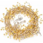 DECOLED Eco Fix LED světelný řetěz s krystalky 8 m, 80 teple bílých diod, IP44 – Hledejceny.cz