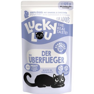 Lucky Lou Lifestage Sterilized s drůbežím masem 125 g – Hledejceny.cz