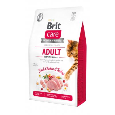 Brit Care Cat Grain-Free Adult Activity Support 2 kg – Zbozi.Blesk.cz