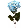 Květina Umělá hortenzie modrá 75 cm