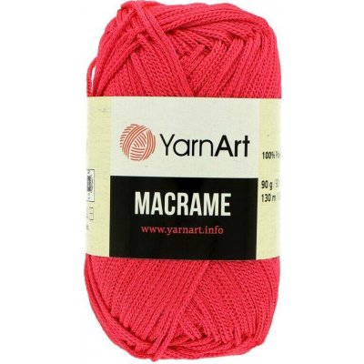 YarnArt Macrame 2mm 163 růžově červená – Hledejceny.cz