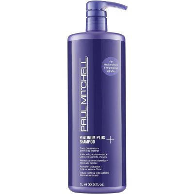 Paul Mitchell Platinum Plus Shampoo - Šampon pro blond vlasy 1000 ml – Zbozi.Blesk.cz