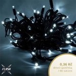 decoLED LED světelný řetěz FLASH 20 m ledově bílá 120 diod,IP67 – Hledejceny.cz
