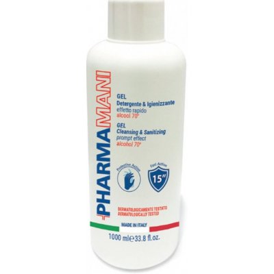 Pharmamani sanitační gel lahvev s uzávěrem, 1000 ml – HobbyKompas.cz