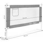 Ecotoys zábrana 150 cm SG-030A-GY – Sleviste.cz