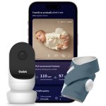 Owlet Dream Duo chytrá ponožka modrá a kamera Cam 2 bílá – Zboží Dáma