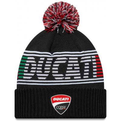 New Era Pánská zimní čepice Ducati Motor Logo Knit medium cuff bobble – Hledejceny.cz