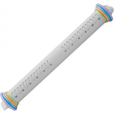Váleček na těsto a potahovací hmotu 40cm s nástavci - Cakesicq – Hledejceny.cz