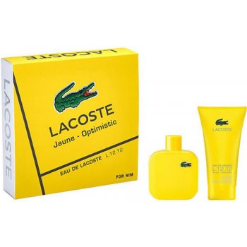 Lacoste Eau De L.12.12 Jaune EDT 100 ml + sprchový gel 150 ml dárková sada