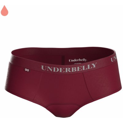 Underbelly menstruační kalhotky LOWEE bordó bordó z polyamidu Pro velmi slabou menstruaci