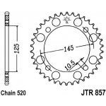 JT Sprockets JTR 857-46 – Hledejceny.cz