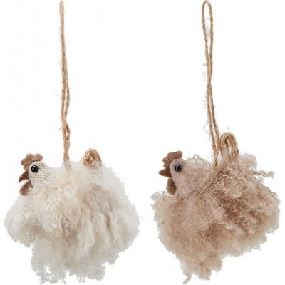 Wikholmform Dekorační slepička na zavěšení HEN V.6cm 2druhy cena za 1 kus! – Zbozi.Blesk.cz