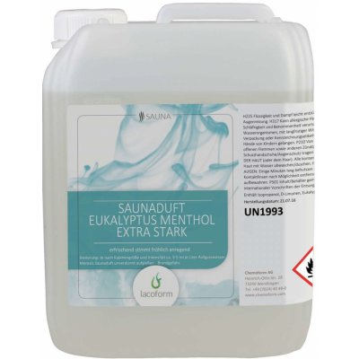 Lacoform Esence do sauny Eukalyptus Mentol extra silný 5 l