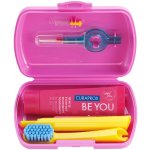 Curaprox Travel set stejnobarevný mix náhradních hlavic magenta 2 ks – Zboží Dáma