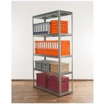 Kovona Regál 180 x 100 x 40 5 polic pozink – Zboží Dáma