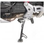 GIVI ES8205 rozšíření bočního stojánku Moto Guzzi V85 TT (20-26), stříbné hliníkové | Zboží Auto