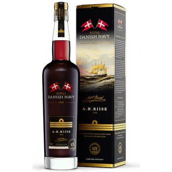 A.H. Riise Royal Danish Navy Strength Rum 55% 0,7 l (kazeta)